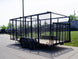 7x16 Powder Coated Straight Deck Utility Trailer with 6ft Mesh Sides (2) 3500lb Axles - SLE Equipment - 4