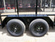 7x16 Powder Coated Straight Deck Utility Trailer with 6ft Mesh Sides (2) 3500lb Axles - SLE Equipment - 8