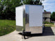 8.5x20 White V - Nose Enclosed Trailer (2) 3500lb Axles - SLE Equipment - 2