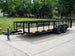 �6.4x18 Dovetail Utility Trailer with 2ft Mesh Sides (2) 3500lb Axles