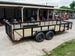 �6.4x18 Dovetail Utility Trailer with 2ft Mesh Sides (2) 3500lb Axles