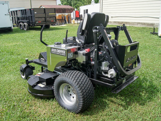 Dixie Chopper 3574KW Zero Turn Mower XCaliber front angle view