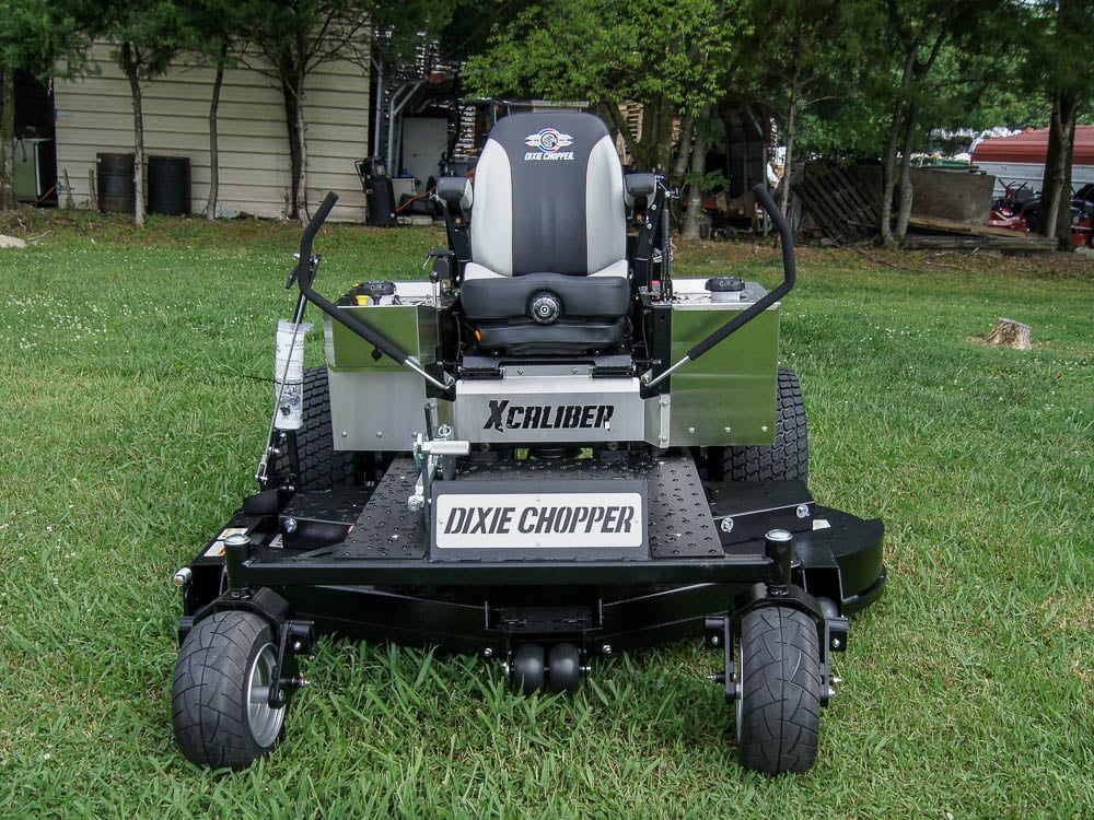 Dixie Chopper 3574KW Zero Turn Mower XCaliber front angle view