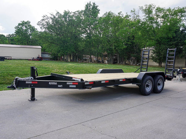 7x18 Equipment Trailer I-Beam (2) 7K Axles