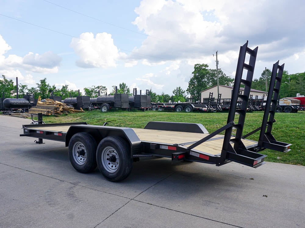 7x18 Equipment Trailer I-Beam (2) 7K Axles