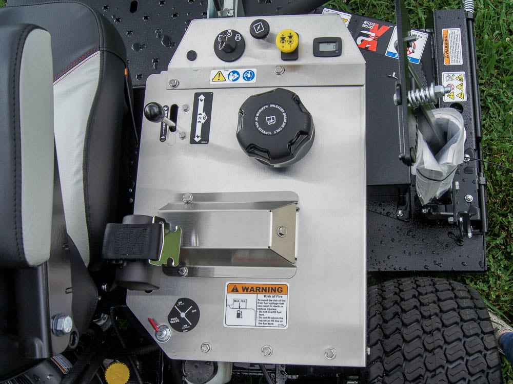 Dixie Chopper 3574KW Zero Turn Mower XCaliber front angle view