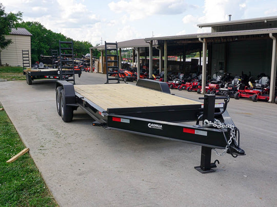 7x18 Equipment Trailer I-Beam (2) 7K Axles