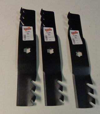 51 - 1946 Set of 3 Lawn Mower Blades OEM 742 - 0612 , 742 - 0612A - SLE Equipment - 1