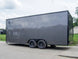 8.5x20 Charcoal Enclosed Trailer with Blackout Package (2) 5200lb Axles Storage - SLE Equipment - 4