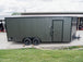 8.5x20 Charcoal Enclosed Trailer with Blackout Package (2) 5200lb Axles