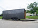 8.5x20 Charcoal Enclosed Trailer with Blackout Package (2) 5200lb Axles Storage - SLE Equipment - 8