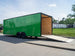 8.5x24 Lime Green Enclosed Trailer with Blackout Package (2) 5200lb Axles