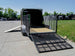 7x18 Hybrid Flat-Nose Enclosed Trailer with 4ft Mesh Deck