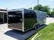 8.5x24 Two Tone-Black/Silver Enclosed Trailer (2) 5200lb Axle