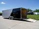 8.5x24 Two Tone - Black/Silver Enclosed Trailer (2) 5200lb Axle Storage - SLE Equipment - 14