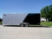 8.5x24 Two Tone-Black/Silver Enclosed Trailer (2) 5200lb Axle