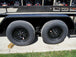 6.4x16 Dovetail Utility Trailer with Side Baskets (2) 3500lb Axles