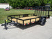 Utility Trailer 6.4' x 12' Spring Assist Gate Tire Rack