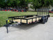 6.4x18 Straight Deck Utility Trailer with Tall Gate (2) 3500lb Axles - SLE Equipment - 1