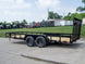 6.4x18 Straight Deck Utility Trailer with Tall Gate (2) 3500lb Axles - SLE Equipment - 4