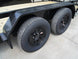 6.4x18 Straight Deck Utility Trailer with Tall Gate (2) 3500lb Axles - SLE Equipment - 9