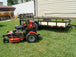 Bradley 36" Stand-On Zero Turn Mower Utility Trailer Package Deal