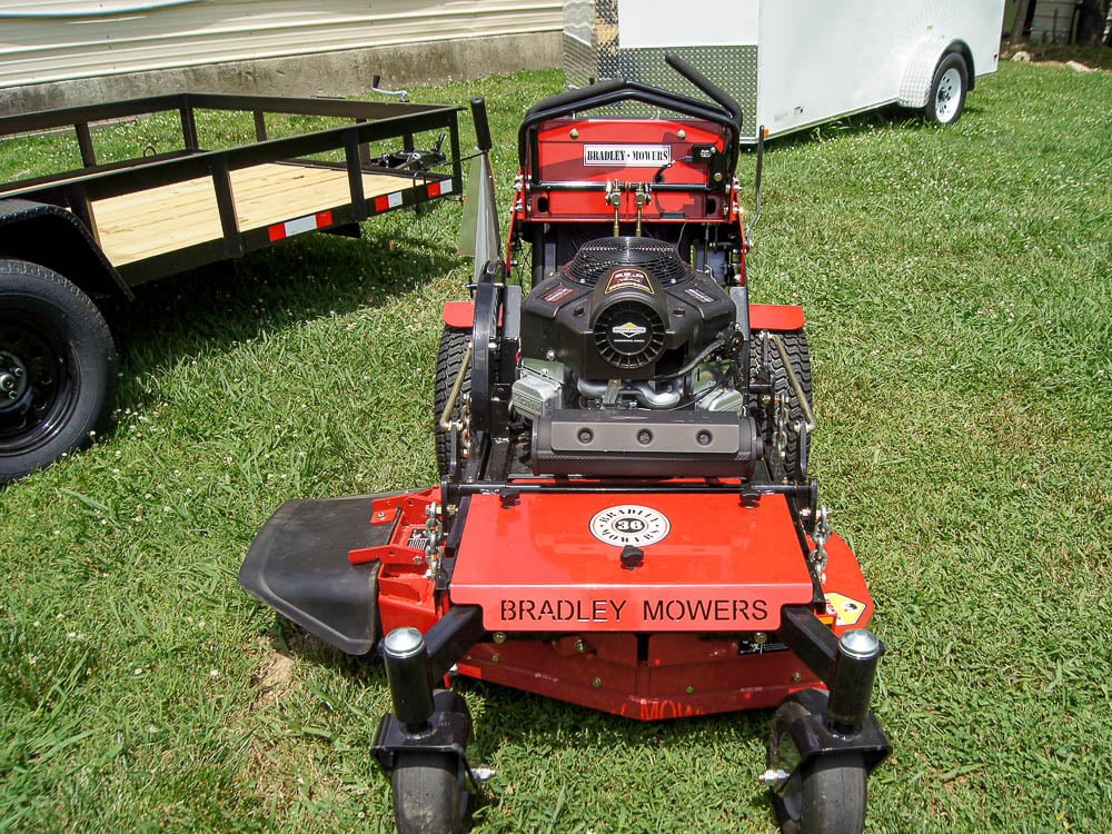 Bradley 36" Stand-On Zero Turn Mower Utility Trailer Package Deal