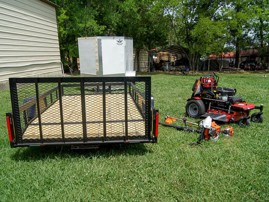 Bradley 36" Stand-On Zero Turn Mower Utility Trailer Handheld Package Deal