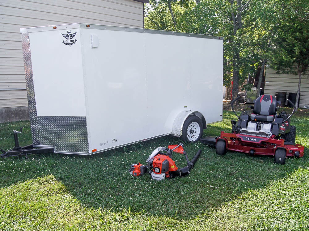 Toro 75316 Titan MyRide 60" Zero Turn Mower Enclosed Trailer Handheld Package Deal