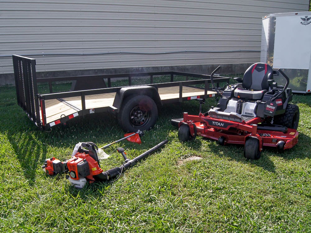 Toro 75316 Titan MyRide 60" Zero Turn Mower Utility Trailer Handheld Package Deal