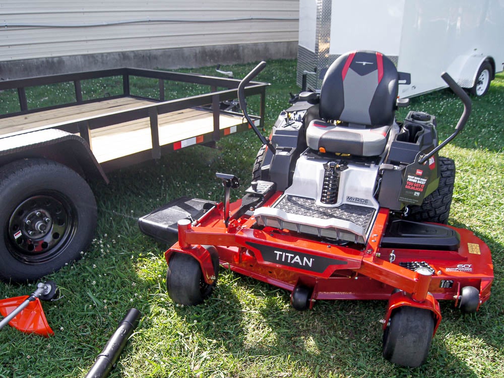 Toro 75316 Titan MyRide 60" Zero Turn Mower Utility Trailer Handheld Package Deal