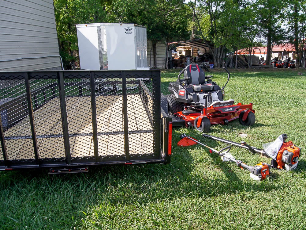 Toro 75316 Titan MyRide 60" Zero Turn Mower Utility Trailer Handheld Package Deal