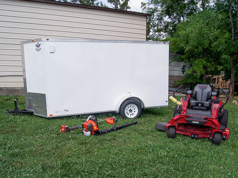 Toro 74050 ZMaster 4000 52" Zero Turn Mower Enclosed Trailer Handheld Package Deal