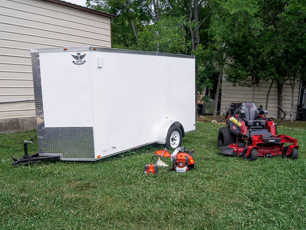 Toro 74050 ZMaster 4000 52" Zero Turn Mower Enclosed Trailer Handheld Package Deal