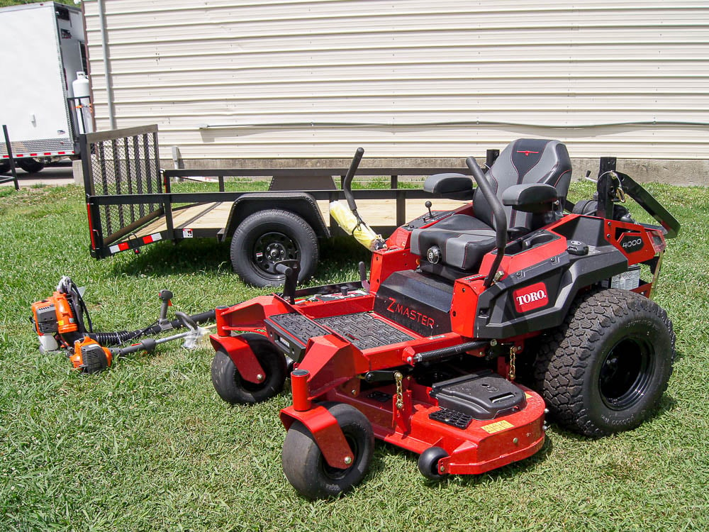 Toro 74050 ZMaster 4000 52" Zero Turn Mower Utility Trailer Handheld Package Deal