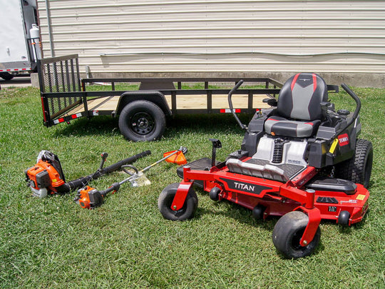 Toro 75315 Titan MyRIDE 54" Zero Turn Mower Utility Trailer Handheld Package Deal