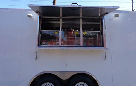Concession Trailer 8.5'x20' White - Vending Food Event Catering - SLE Equipment - 50
