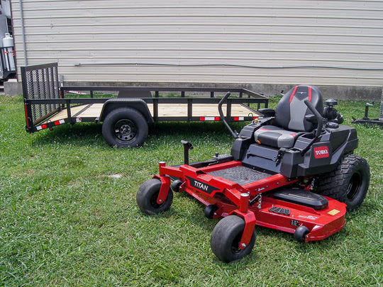 Toro 75303 54" Zero Turn Mower 6x12 Utility Trailer Package