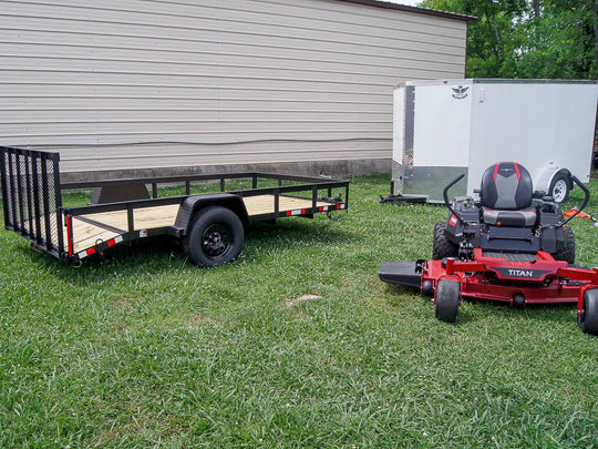 Toro 75303 54" Zero Turn Mower 6x12 Utility Trailer Package