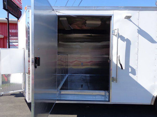 Concession Trailer 8.5'x20' White - Vending Food Event Catering - SLE Equipment - 16