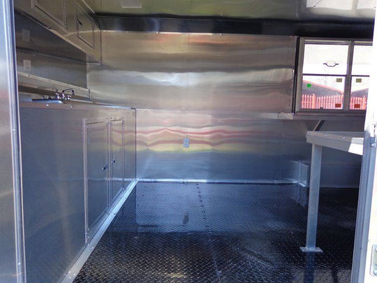 Concession Trailer 8.5'x20' White - Vending Food Event Catering - SLE Equipment - 6