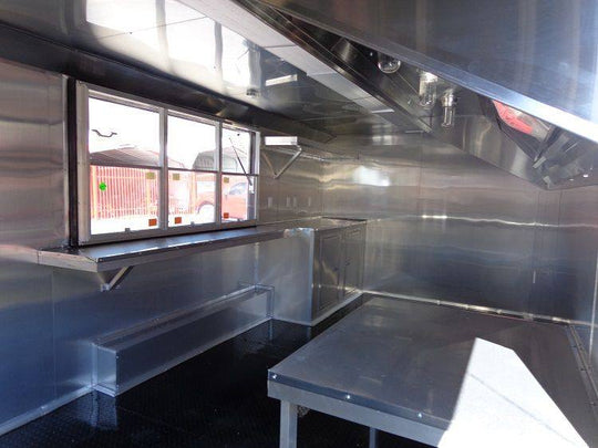 Concession Trailer 8.5'x20' White - Vending Food Event Catering - SLE Equipment - 11