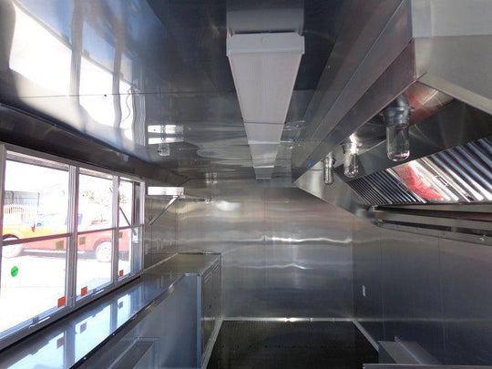 Concession Trailer 8.5'x20' White - Vending Food Event Catering - SLE Equipment - 61