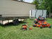 Husqvarna Z460XS Zero Turn Mower Utility Trailer Handheld Fleet Package