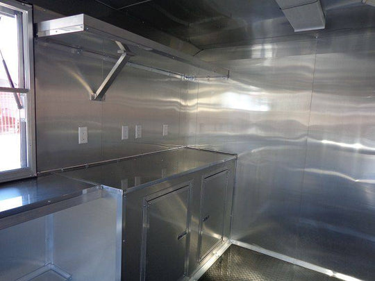 Concession Trailer 8.5'x20' White - Vending Food Event Catering - SLE Equipment - 54