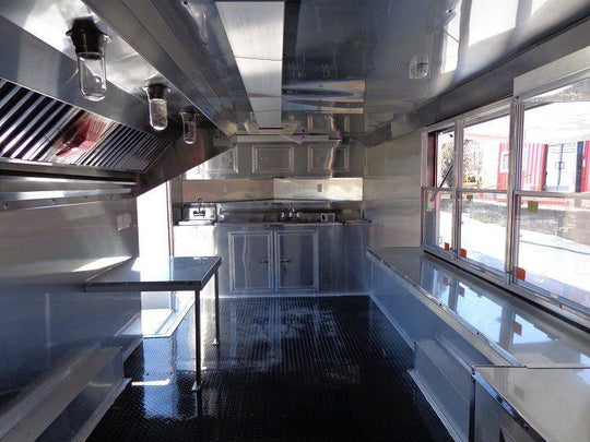 Concession Trailer 8.5'x20' White - Vending Food Event Catering - SLE Equipment - 27