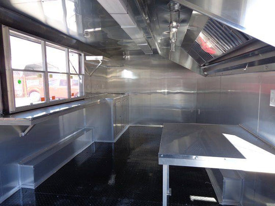 Concession Trailer 8.5'x20' White - Vending Food Event Catering - SLE Equipment - 41