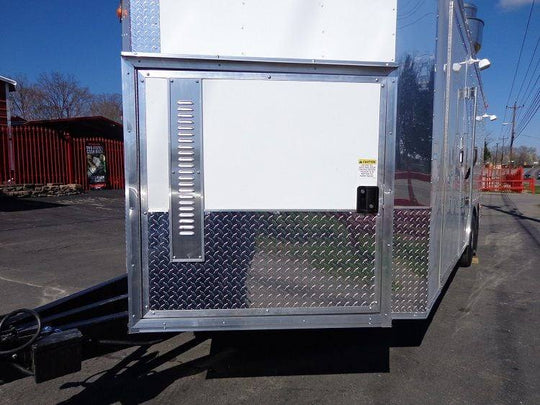 Concession Trailer 8.5'x20' White - Vending Food Event Catering - SLE Equipment - 20