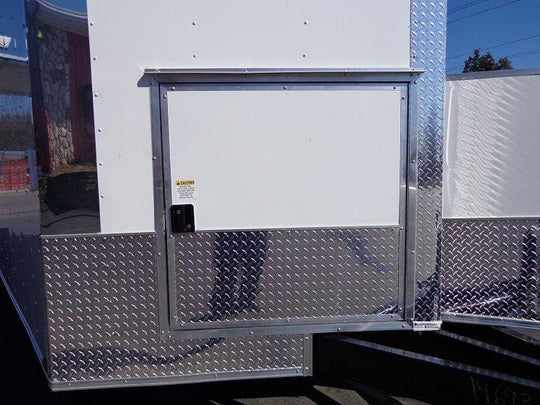 Concession Trailer 8.5'x20' White - Vending Food Event Catering - SLE Equipment - 5