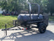 250 Gallon Pull-Behind BBQ Smoker Single Door with Counterweight 3500lb Axle